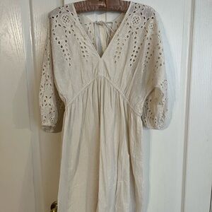 Lovestitch Ivory Eyelet Dress
